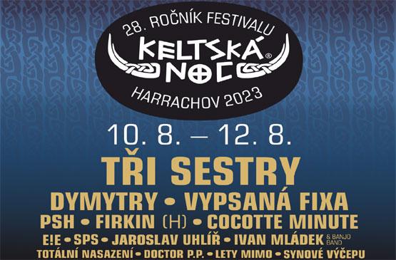 Ve čtvrtek 10.8. začíná v Harrachově krkonošský open air festival s nejlepším výhledem Keltská noc 2023
