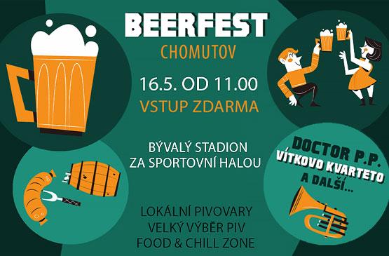 V sobotu 16.5. vystoupíme na Beerfestu v Chomutově