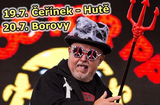 V pátek 19.7. se představíme na festivalu Čeřínek a v sobotu 20.7. nás čeká soukromá akce v Borovech