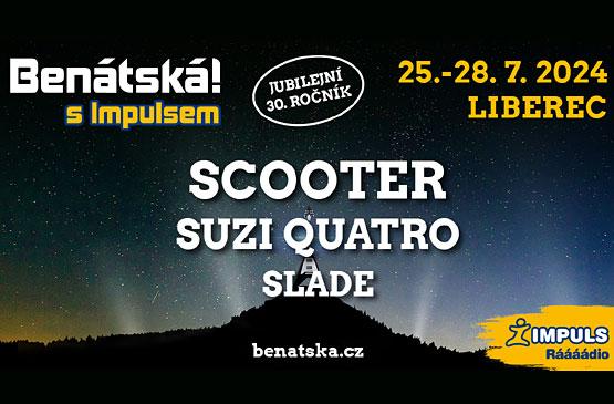 Ve čtvrtek 25.7. začíná v Liberci jubilejní 30. ročník festivalu Benátská! s Impulsem, na kterém se také představíme