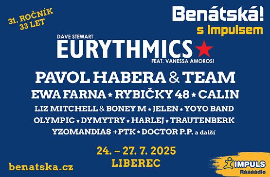 Od čtvrtka 24.7. do neděle 27.7. se v Liberci koná 31. ročník festivalu Benátská! s Impulsem a my tam nemůžeme chybět