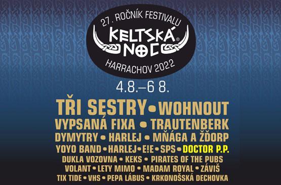 V sobotu 6.8. zahrajeme na festivalu Keltská noc v Harrachově