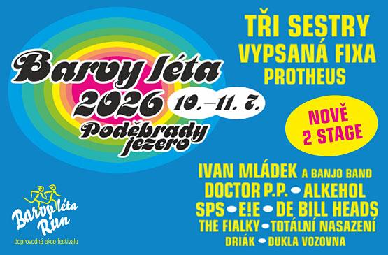 Ve dnech 10. - 11. 7. se v Poděbradech uskuteční tradiční festival Barvy léta, na kterém nemůžeme chybět