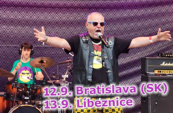 Letní tour zakončíme v Bratislavě a Líbeznicích