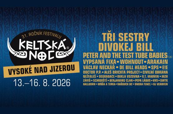 Ve čtvrtek 13.8. začíná ve Vysokém nad Jizerou krkonošský open air festival Keltská noc 2026